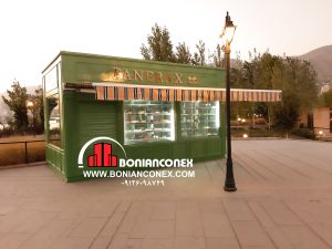 کانکس فست فود- کانکس شیرینی فروشی- بنیان کانکس - کانکس پانلی-کانکس